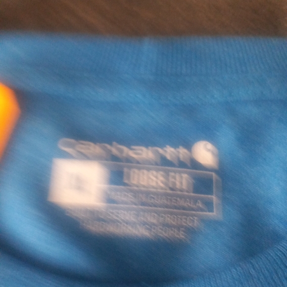 Carhartt Mens Pocket T-Shirt Blue Loose Fit Heavyweight Size XL NWT - Picture 6 of 11